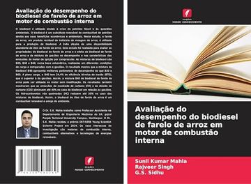 portada Avaliação do Desempenho do Biodiesel de Farelo de Arroz em Motor de Combustão Interna (en Portugués)