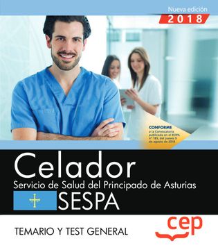 portada Celador del Servicio de Salud del Principado de Asturias. Sespa. Temario y Test General (in Spanish)