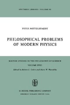 portada philosophical problems of modern physics (en Inglés)