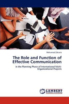 portada the role and function of effective communication (en Inglés)