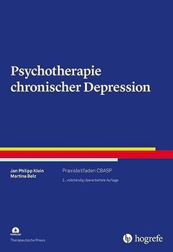 portada Psychotherapie Chronischer Depression Praxisleitfaden Cbasp (in German)