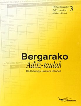 portada Bergarako Aditz-Taulak (Deba Ibarreko Aditz-Taulak) (en Euskera)