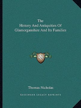 portada the history and antiquities of glamorganshire and its families