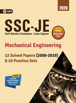 portada Ssc Je 2020: Mechanical Engineering - Solved Paper & Practice Sets (en Inglés)