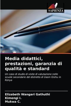 portada Media didattici, prestazioni, garanzia di qualità e standard (en Italiano)