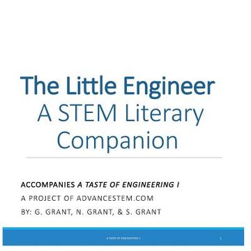 portada A Taste of Engineering I Student Reader: A STEM Literary Companion (in English)