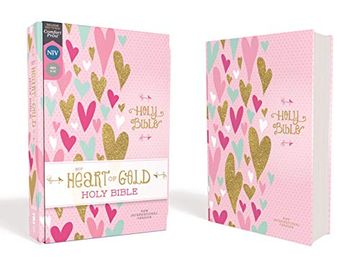 portada Niv, Heart of Gold Holy Bible, Hardcover, red Letter Edition, Comfort Print (en Inglés)