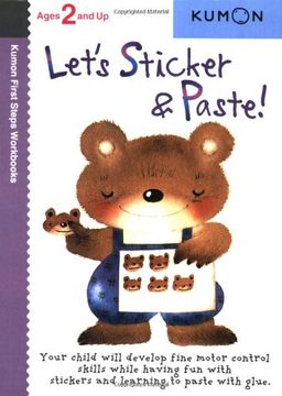 portada Let's Sticker & Paste! (Kumon First Steps Workbooks) (en Inglés)