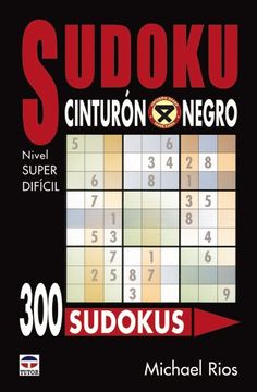 portada 300 Sudokus Cinturon Negro (Nivel Super Dificil)