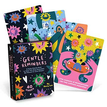 portada Gentle Reminders Daily Oracle Deck: To Help you Stay Grounded, be Present & Love Deeper, 40 Positive Affirmation Cards (en Inglés)