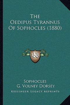 portada the oedipus tyrannus of sophocles (1880) (in English)