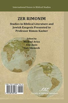 portada Zer Rimonim: Studies in Biblical Literature and Jewish Exegesis Presented to Professor Rimon Kasher (en Inglés)