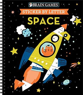 portada Brain Games - Sticker by Letter: Space (en Inglés)