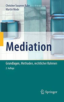portada Mediation: Grundlagen, Methoden, Rechtlicher Rahmen (German Edition) [Hardcover ] (en Alemán)