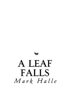 portada A Leaf Falls (en Inglés)