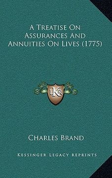portada a treatise on assurances and annuities on lives (1775)