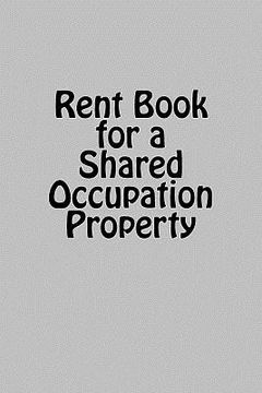 portada Rent Book for a Shared Occupation Property (en Inglés)