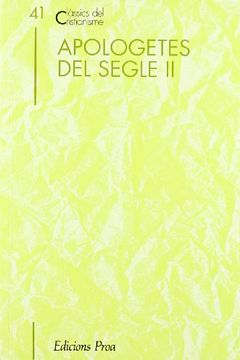 portada Apologetes del Segle ii (in Catalá)