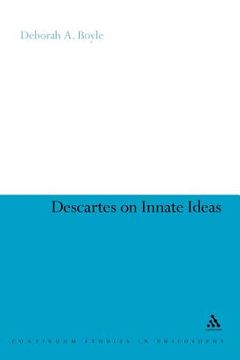 portada descartes on innate ideas (en Inglés)