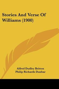 portada stories and verse of williams (1900) (en Inglés)