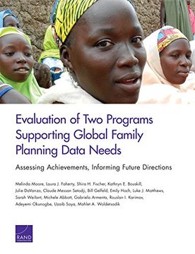 portada Evaluation of Two Programs Supporting Global Family Planning Data Needs: Assessing Achievements, Informing Future Directions