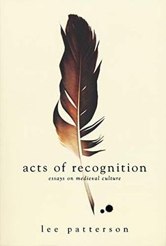 portada Acts of Recognition: Essays on Medieval Culture 