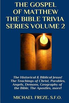 portada The Gospel of Matthew The Bible Trivia Series: Volume 2 (en Inglés)