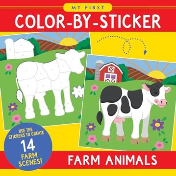 portada My First Color-By-Sticker Book - Farm Animals (en Inglés)
