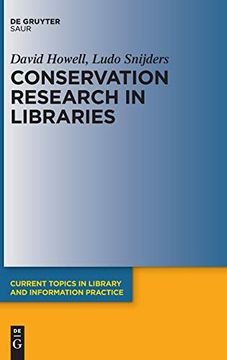 portada Conservation Research in Libraries (Current Topics in Library and Information Practice) (en Inglés)
