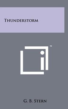 portada thunderstorm (en Inglés)