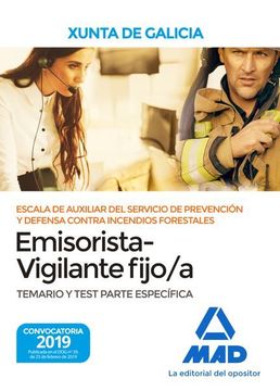 portada Escala de Auxiliar del Servicio de Prevención y Defensa Contra Incendios Forestales, Especialidad Emisorista