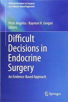 portada Difficult Decisions in Endocrine Surgery: An Evidence-Based Approach (en Inglés)
