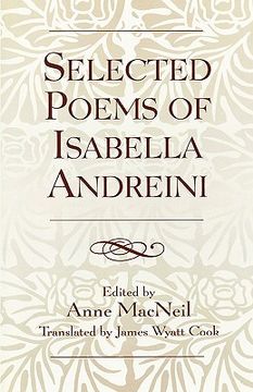 portada selected poems of isabella andreini (en Inglés)