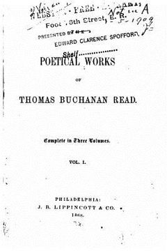 portada The Poetical Works of Thomas Buchanan Read - Vol. I (en Inglés)