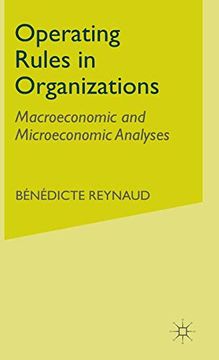 portada Operating Rules in Organizations: Macroeconomic and Microeconomic Analyses (en Inglés)