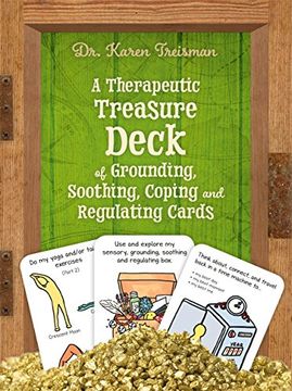 portada A Therapeutic Treasure Deck of Grounding, Soothing, Coping and Regulating Cards (Therapeutic Treasures Collection) (en Inglés)
