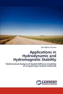 portada applications in hydrodynamic and hydromagnetic stability (en Inglés)