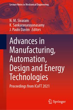 portada Advances in Manufacturing, Automation, Design and Energy Technologies: Proceedings from Icoft 2021 (en Inglés)
