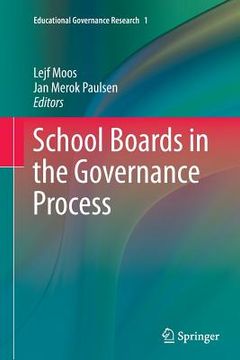 portada School Boards in the Governance Process (in English)