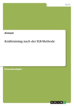 portada Krafttraining nach der ILB-Methode (en Alemán)