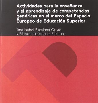 portada Actividades para la enseñanza y aprendizaje de competencias genéricas en el marco del Espacio Europeo de Educación Superior (Textos Docentes)
