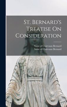 portada St. Bernard's Treatise On Consideration (in English)