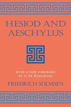 portada hesiod and aeschylus (en Inglés)