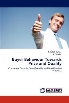 portada buyer behaviour towards price and quality (en Inglés)