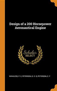 portada Design of a 200 Horsepower Aeronautical Engine 