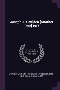 portada Joseph A. Goulden [Another Isue] 1917 (en Inglés)