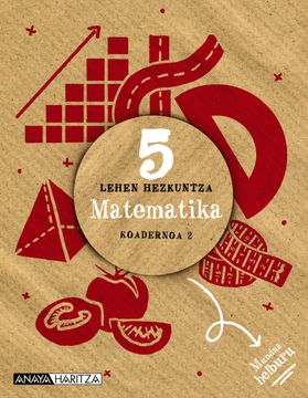 portada Matematika 5. Koadernoa 2. (in Basque)