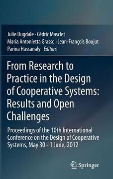 portada from research to practice in the design of cooperative systems: results and open challenges: proceedings of the 10th international conference on the d (en Inglés)
