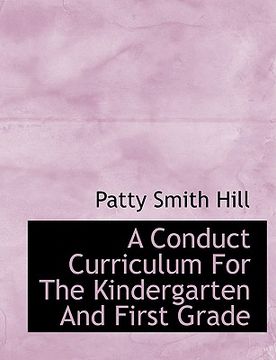 portada a conduct curriculum for the kindergarten and first grade