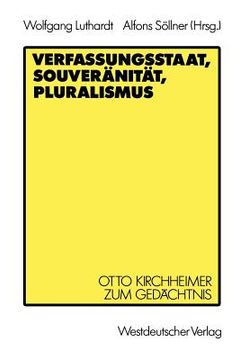 portada Verfassungsstaat, Souveränität, Pluralismus: Otto Kirchheimer Zum Gedächtnis